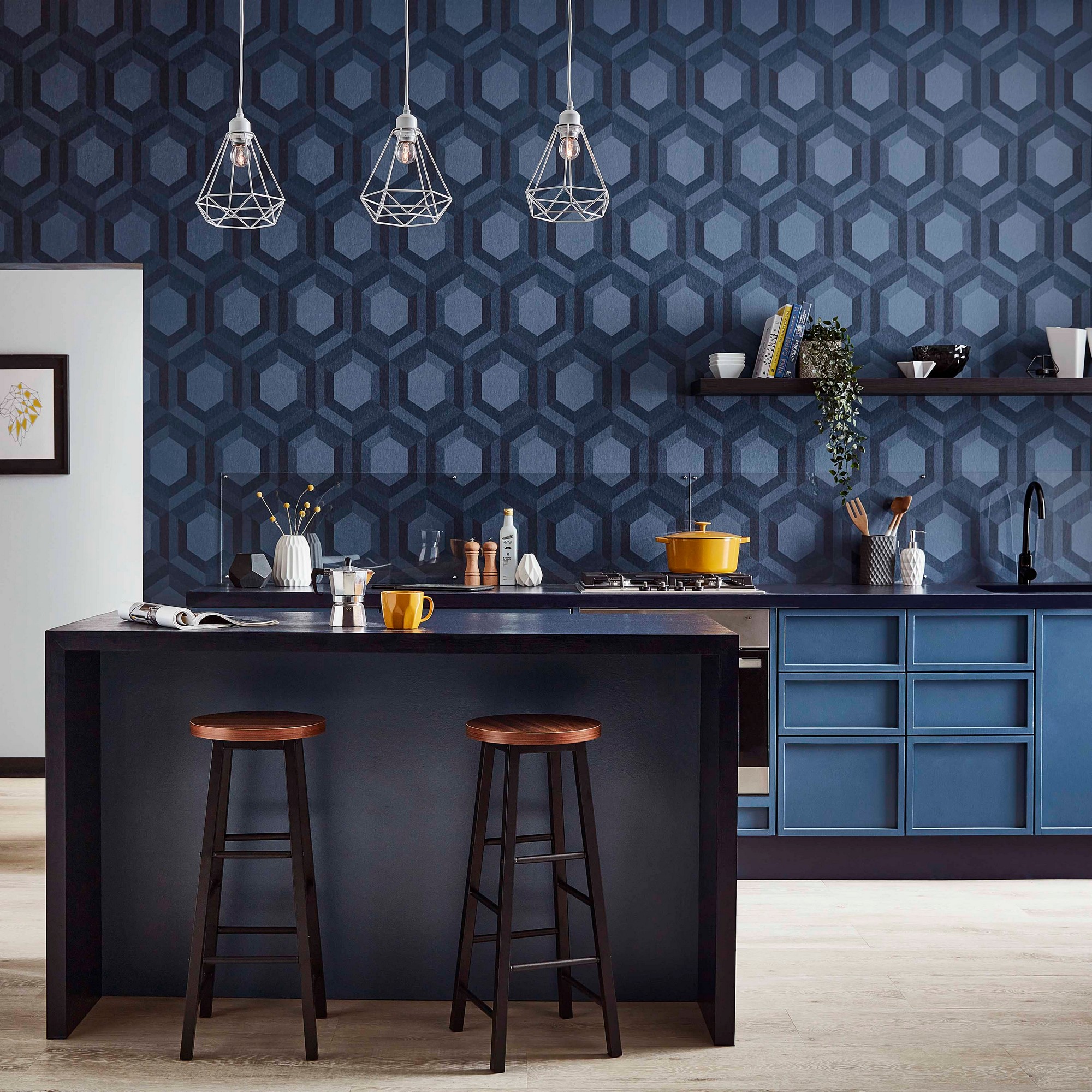 Thales Wallpaper 112201 By Graham Brown In Aqueous Blue